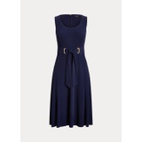 Tie-Front Jersey Sleeveless Dress