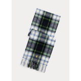 Plaid Wool-Cashmere Scarf