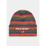 Polo Sport Striped Rib-Knit Beanie