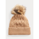 Pom-Pom Cashmere Beanie