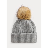 Pom-Pom Cashmere Beanie