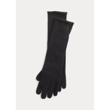 Rolled-Hem Wool-Cashmere Gloves