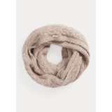 Cable-Knit Wool-Blend Infinity Scarf