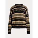 Striped Linen-Blend Sweater