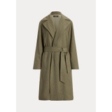 Wool Tweed Wrap Coat