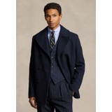 Polo Wool-Blend Melton Peacoat