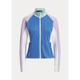 Color-Blocked Jersey Full-Zip Jacket