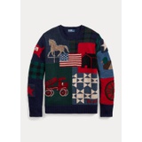 Patchwork Flag Wool Sweater