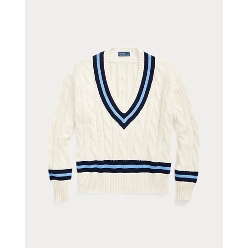 폴로 랄프로렌 Cable-Knit Cotton Cricket Sweater