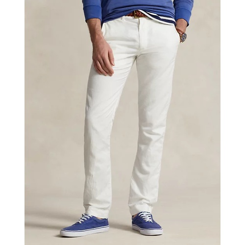 폴로 랄프로렌 Straight Fit Linen-Cotton Pant