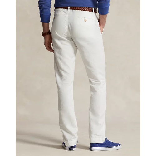 폴로 랄프로렌 Straight Fit Linen-Cotton Pant