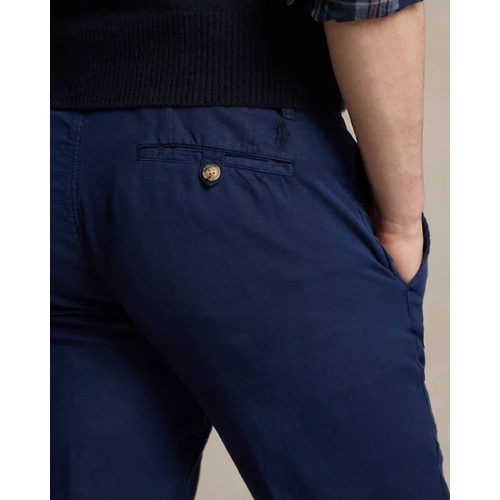 폴로 랄프로렌 Straight Fit Linen-Cotton Pant