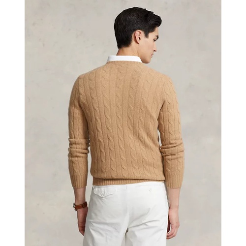 폴로 랄프로렌 The Iconic Cable-Knit Cashmere Sweater