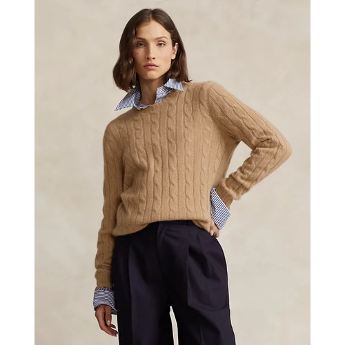 폴로 랄프로렌 The Iconic Cable-Knit Cashmere Sweater