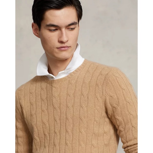 폴로 랄프로렌 The Iconic Cable-Knit Cashmere Sweater