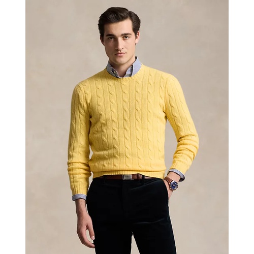 폴로 랄프로렌 The Iconic Cable-Knit Cashmere Sweater