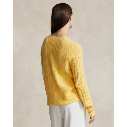 폴로 랄프로렌 The Iconic Cable-Knit Cashmere Sweater