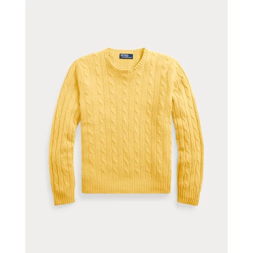 폴로 랄프로렌 The Iconic Cable-Knit Cashmere Sweater