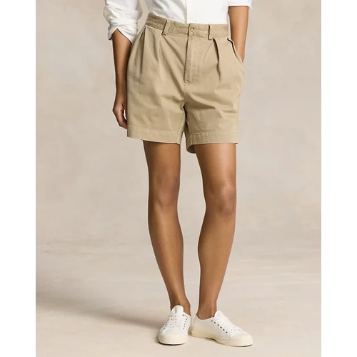 폴로 랄프로렌 5-Inch Cormac Relaxed Fit Pleated Short