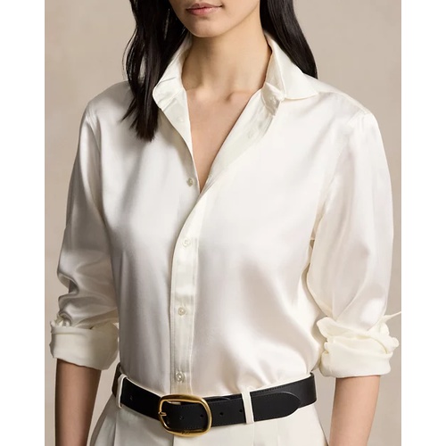 폴로 랄프로렌 Slim Fit Silk Shirt