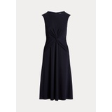 Twist-Front Jersey Dress