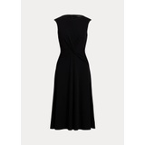 Twist-Front Jersey Dress