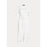 Pointelle-Knit Cotton Dress