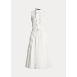 Roald Pleated Linen Sleeveless Day Dress