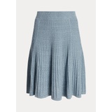 Linen-Cotton Knit Skirt