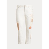 Patchwork Relaxed Tapered Ankle Jean