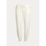 Twill Cargo Ankle Pant