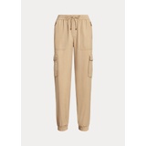 Twill Cargo Ankle Pant