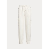 Twill Cargo Ankle Pant