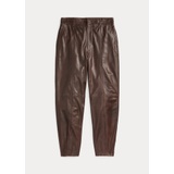 Lambskin Leather Tapered Pant