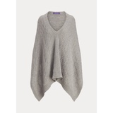 Cable Cashmere Poncho Scarf