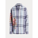 Floral & Plaid Linen Shirt