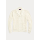 Silk-Linen Shawl Cardigan