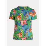 Floral Stretch Cotton Tee