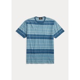 Indigo Striped Jersey T-Shirt