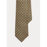 Polka-Dot Silk Foulard Pocket Square