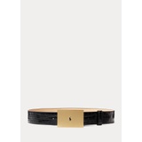 Polo ID Croc-Embossed Belt