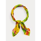 Floral Silk Neckerchief