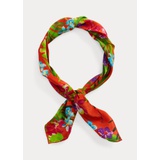 Floral Silk Neckerchief