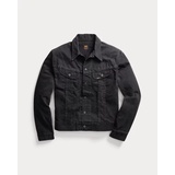 Worn-In Black Denim Trucker Jacket