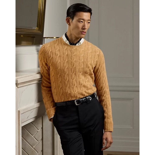 폴로 랄프로렌 Cable-Knit Cashmere Sweater