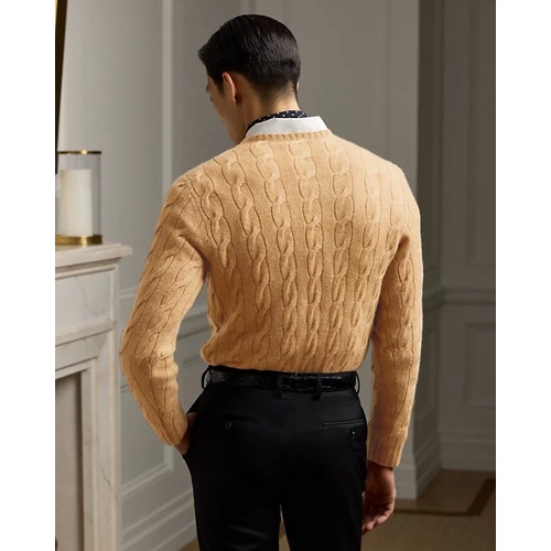 폴로 랄프로렌 Cable-Knit Cashmere Sweater