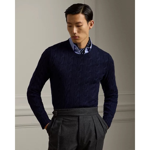 폴로 랄프로렌 Cable-Knit Cashmere Sweater