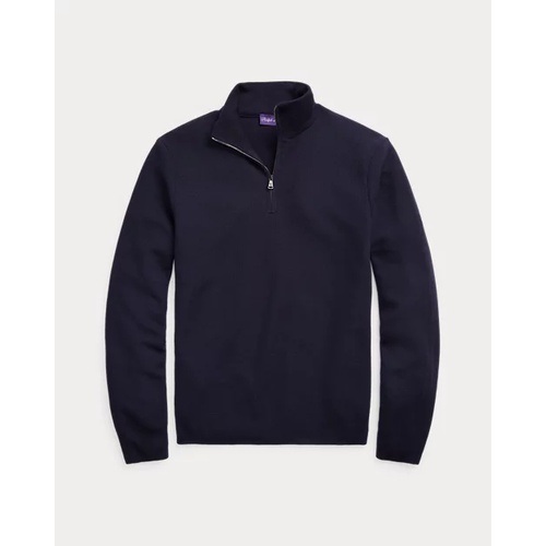 폴로 랄프로렌 Wool Pique Quarter-Zip Sweater