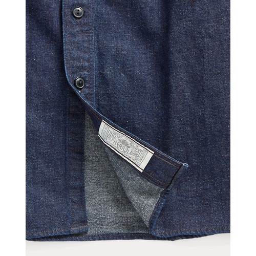 폴로 랄프로렌 Indigo Cotton-Linen Denim Workshirt