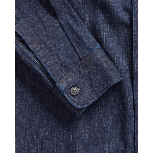 폴로 랄프로렌 Indigo Cotton-Linen Denim Workshirt